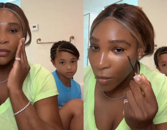 Serena Williams Daughter Adorable Reaction to Mom Beauty Routine